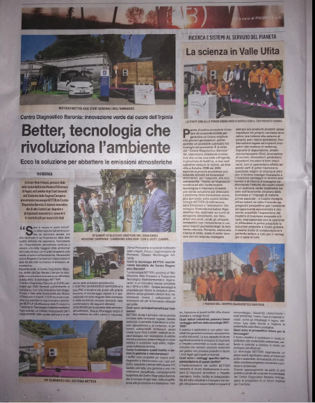 Presentazione del prototipo al teatro Viviani in presenza dei dirigenti della Regione Campania e dello showman Francesco Cicchella